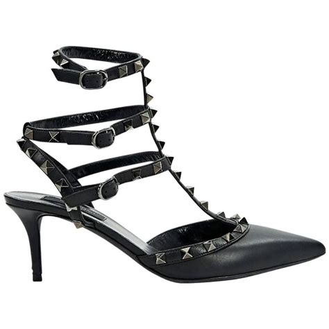 valentino rockstud kitten heel sale